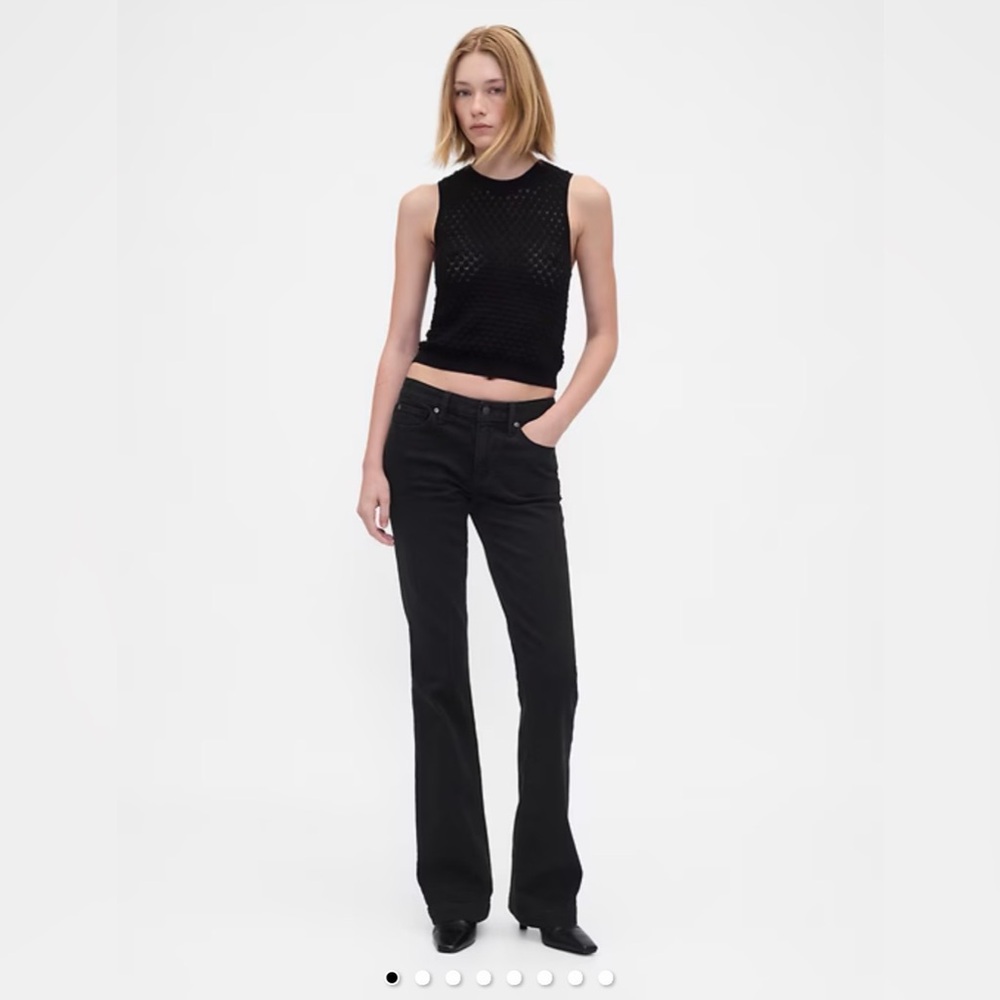 GAP Low Rise Long & Lean Jean - size 25P